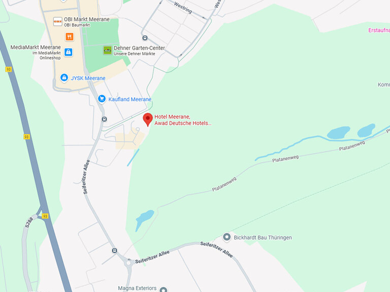 Nupis Event Anfahrt Hotel Meerane