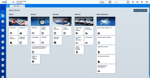 Diamant4 Dashboard Aufgabenuebersicht meine Woche