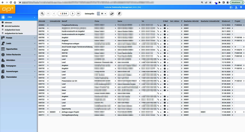 APplus – Abbildung von Aufgaben im CRM-Modul