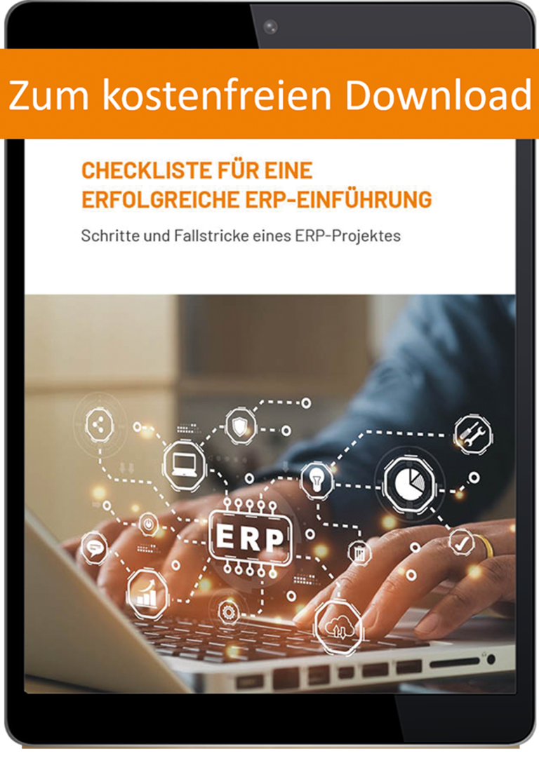 Whitepaper Checkliste f&uuml;r eine erfolgreiche ERP-Einf&uuml;hrung