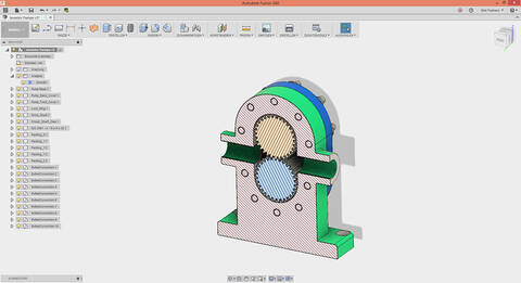 Schnittanalyse in einem 3D-Modell