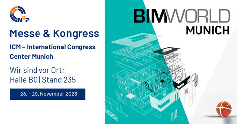 N+P auf der BIM World MUNICH 2023